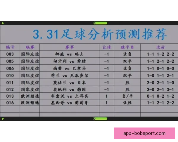 足球竞猜赔率分析深度解析助您精准预测比赛结果技巧